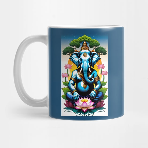 Ganesh and the tree of life by mariasshop